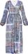 usha FESTIVAL Jurk blauw multicolor