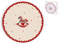 H&H Cavallino Round Ceramic Cake Plate 30cm