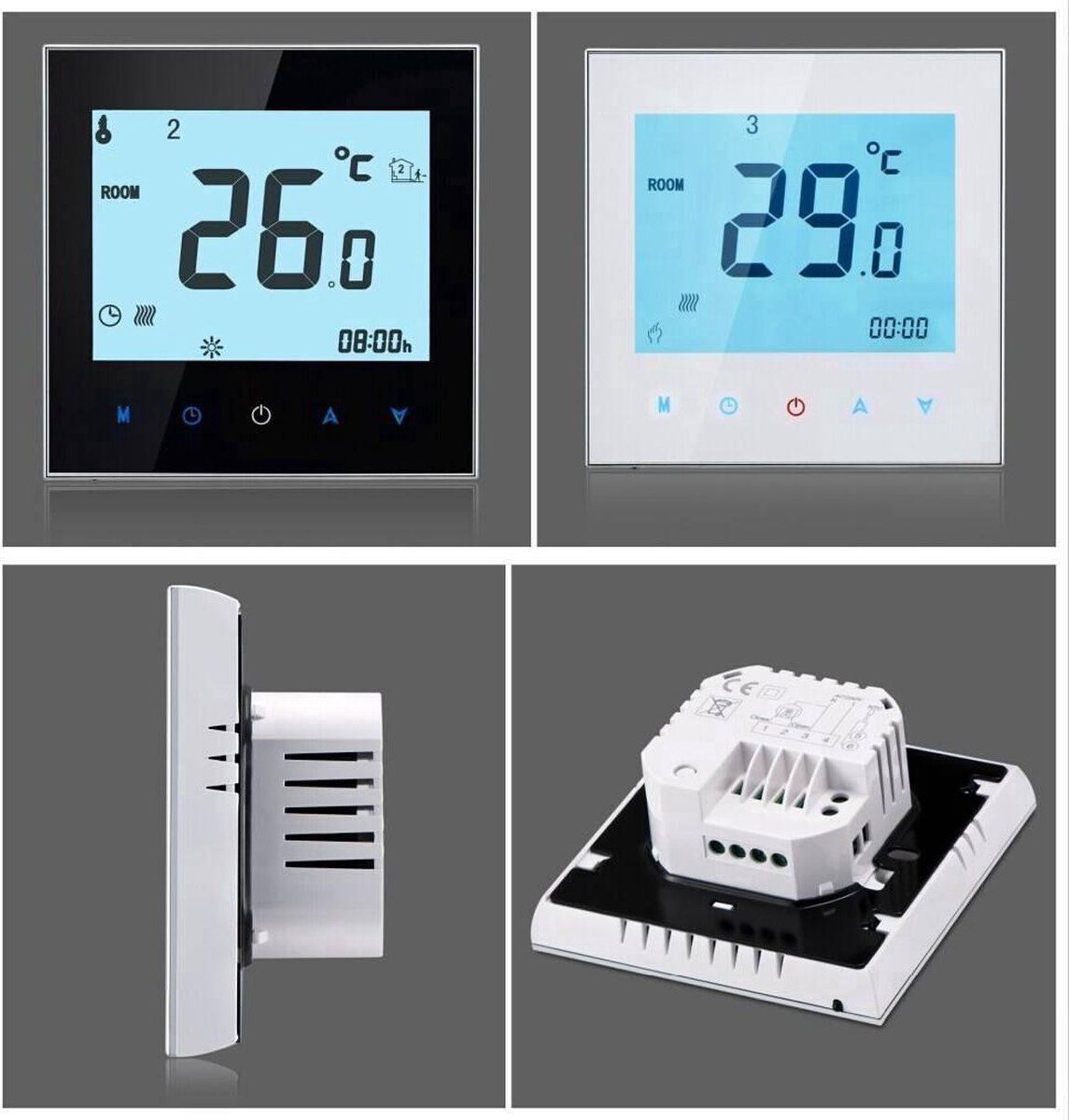 Quality Heating Vloerverwarming elektrisch onder laminaat en hout set 8,0M² 1120 Watt