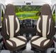 BREMER SITZBEZÜGE Premium Camper stoelhoezen voor Carado WPL411 in Bruin/Beige (2 losse stoelen)