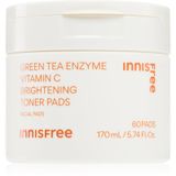 INNISFREE Green Tea Enzyme Vitamin C Brightening Toner Pads - 60 pads