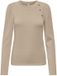 ONLY Trui Beige S Femme