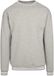 Build Your Brand Contrastshirts Build Your Brand College Crew Sweatshirt Heather Grey/White L