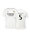 Real Madrid CF Bellingham 24/25 T-shirt Met Korte Mouwen Voor Thuis Wit S