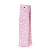 Verpakking met 24 pennenhoesjes, design roze met sterren 3,5 x 14 x 3,5 cm.