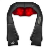 Infinity Goods Brixy Shiatsu Massagekussen - Elektrisch - Nek, Schouder en Rug - Infrarood Warmtefunctie - 8 Massagekoppen - Zwart