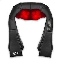 Infinity Goods Brixy Shiatsu Massagekussen - Elektrisch - Nek, Schouder en Rug - Infrarood Warmtefunctie - 8 Massagekoppen - Zwart