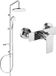 Mexen Erik set de douche en robinet Alexa, chroom