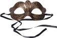 Merkloos Venetiaans verkleed masker - goud - kunststof - oogmasker - carnaval - volwassenen