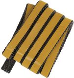 KOTARBAU® Kachelband, Kachelkoord, 18 x 4 mm, Ovenafdichtband, 2,5 m, Haardafdichting, Glasvezel, Zwart