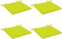 vidaXL - 4-Piece - Zitkussens - SOEST - 4 - st - 100% - Polyester - Heldere - Groen.