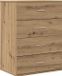 vidaXL Dressoir Artisan Eiken Bewerkt Hout 60 x 39 x 80 cm