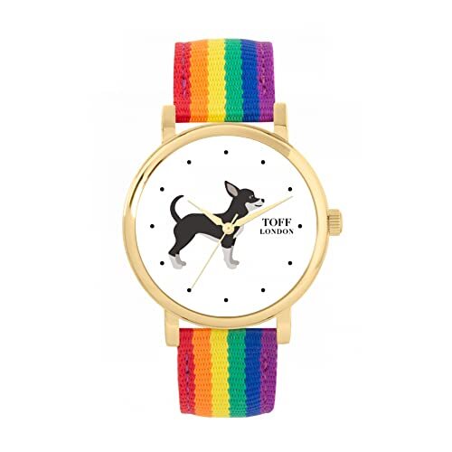 Toff London Chihuahua honden horloge