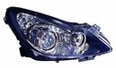 TarosTrade 37-0328-R-25145 Elektrische koplamp, zwart, optic, met motor, automatisch aanpasbaar tot 2011, Valeo rechterkant