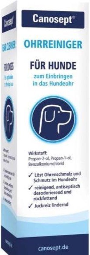 Canosept Oorreiniger Hond 125 ml
