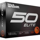 Wilson Fifty Elite 23 balles de golf - pack de 12, orange
