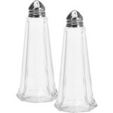 Excellent Houseware salière / poivrière - Lot économique de 8 pièces - 11 cm - Verre transparent