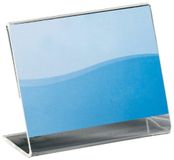 SIGEL PA103 prijsstandaard A8 dwars, 10 stuks, acryl 2 mm