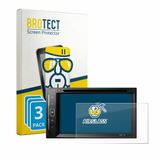 BROTECT Screenprotector 3 Stuks voor Pioneer DMH-A240DAB Verre-transparant