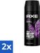 Axe 2 x Bodyspray Excite Crisp Coconut & Black Pepper 150 ml