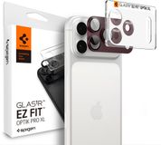 Spigen Camera Protector Geschikt voor Apple iPhone 18 Pro - Glas.tR EZ Fit Optik Pro XL - 9H Tempered Glass - Gemakkelijke Installatie - Burgundy