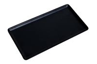 Ilsa S.R.L. EFAY GN dienblad 1/3, Baker zwart, melamine met voeten 32,5 x 17,5 cm