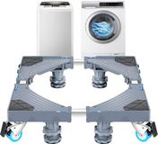 Kella Pied pour machine à laver - Blanc - Pied - Réglable - Machine à laver - 4 niveaux
