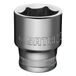 SATA 13304 Clé à douille Héxagonal extérieur, Acier chrome-vanadium