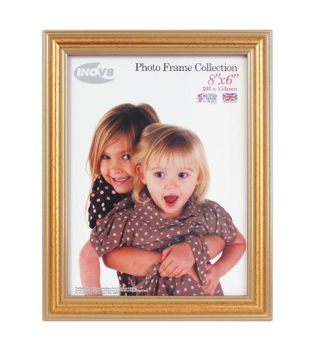 Inov8 Framing Inov8 Britse gemaakt traditionele afbeelding/fotolijst, 8x6", goud 600