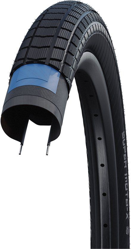 Schwalbe Super Moto-X Wired ADDIX DD RaceGuard 20x2.80 Black + Reflex
