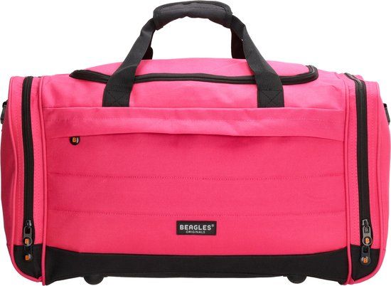 Beagles Originals Travel Weekendtas Sporttas Reistas - Fuchsia - 42L - Unisex