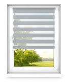 Fart Produkt time4blinds dag en nacht dubbel rolgordijn mini - 900x1000mm – Grijs