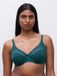 Chantelle EasyFeel Chantelle Norah Beugel BH - Volledig kant - Stevige BH Grote Maten - T-shirt BH - 80B - Groen