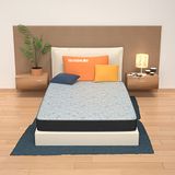 miasuite i sogni italiani Summit matras voor Frans bed 120 x 195 cm, hoogte 13 cm, PU-leer