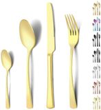 Ibenzoa® Elegant 24-delige Bestekset pour 6 Personnes avec Aspect Champagne Luxueux