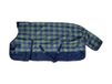 Posten HKM Providence paardendeken 165, marineblauw/groen