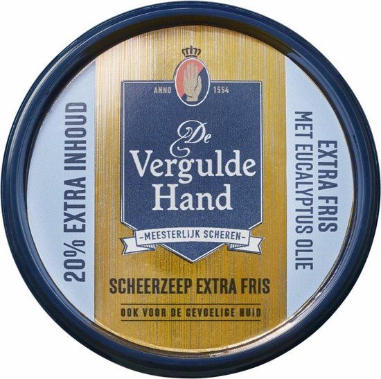 Vergulde Hand Scheerzeep Extra Fris 75g