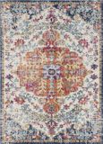 Surya Lou vloerkleed vintage oosters donkeroranje 160x220 cm