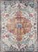 Surya Lou vloerkleed vintage oosters donkeroranje 160x220 cm