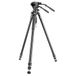 Vanguard Alta Pro 3VRL 303AV20 Video statief van aluminium tot 180 cm met kogelkop en nivelleringsvoet