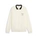 PUMA Varsity relaxed sweatshirt met kwartrits voor Heren, Wit, Maat M