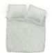 Dreamhouse Sleeptime Dekbedovertrek Velvet Ruffles Cappuccino Wit 240 x 220 cm