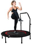 Merkloos Fitness Mini Trampoline met Handvat - 40 inch