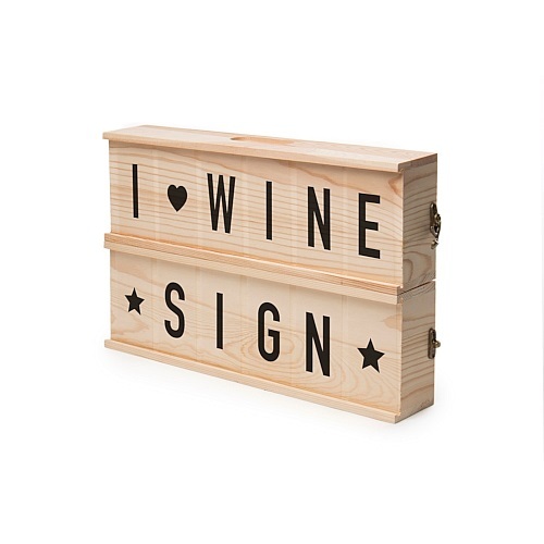 RACKPACK Wijnkist - Wine Sign