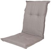 Madison tuinstoelkussen Basic 105 x 50 cm polykatoen taupe