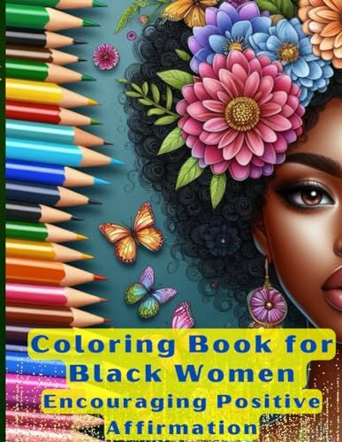 Coloring Book for Black Women with Affirmations