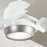 Kichler Zeus Plafondventilator met Verlichting - 152cm - Wit