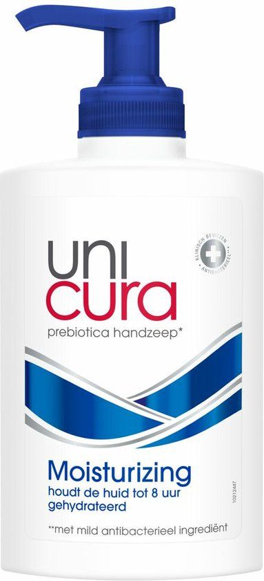 Unicura Moisturizing Handzeep Prebiotica - 6 x 250 ml - Voordeelverpakking