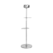 Hilke Collection Bougeoir Ninfea Alta 40 cm Laiton nickelé