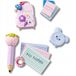 Crocs Girly Back to School Serie Jibbitz Prikkers - 5 Stuks - Zwart - Rubber - Unisex